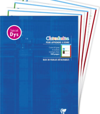 Clairefontaine Dyslexie schrijfblok A4, 100 pagina's