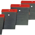 BRÜDER MANNESMANN Plamuurmessenset metaal, 4-delig