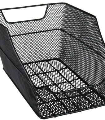 Fietsmand 'BIG' voor bagagedrager, zwart