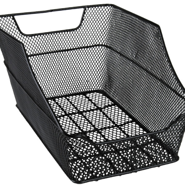 Fietsmand 'BIG' voor bagagedrager, zwart