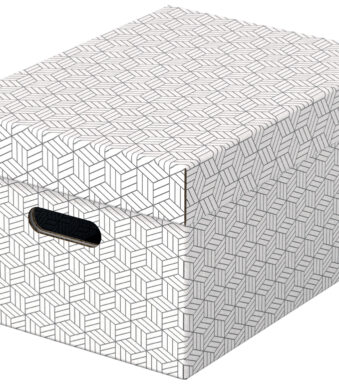 Esselte Opbergdoos Home M, Set van 3, wit