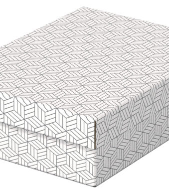 Esselte Opberg- & Cadeaubox Home M, set van 3, wit