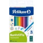 Pelikan gekleurde potloden, zeskantig, 36 stuks etui