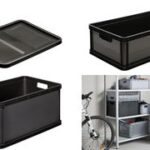 Opbergbox 'robert', 45 liter, grafietkleur