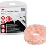 3M Dual Lock Klikbevestiging SJ354B, 25 mm x 2,5 m, zwart