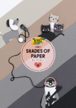 folia Gekleurd karton en fotokarton Block 'Shades of Grey', 20 vellen