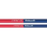 Pelikan lettergrepen-markeerpen, dik, rood/blauw