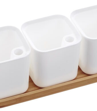 Kruidentuintje EDEN, set van 3, wit