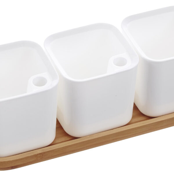 Kruidentuintje EDEN, set van 3, wit