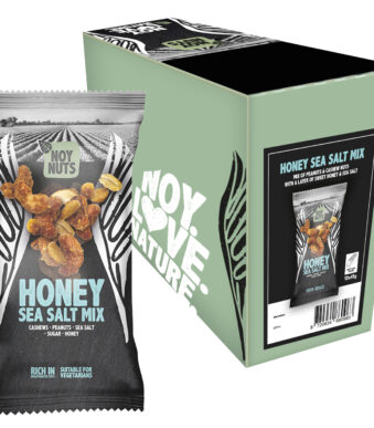 NoyNuts Notenmix 'Honey Sea Salt', portieverpakking 45 g