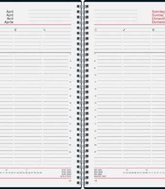 rido idé agenda 'Conform Wire-O', 2026, zwart