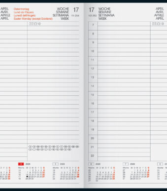 rido idé Agenda 'ROMA 1 Balacron' 2026, zwart
