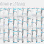 rido idé Wandkalender, 700 x 470 mm, gevouwen