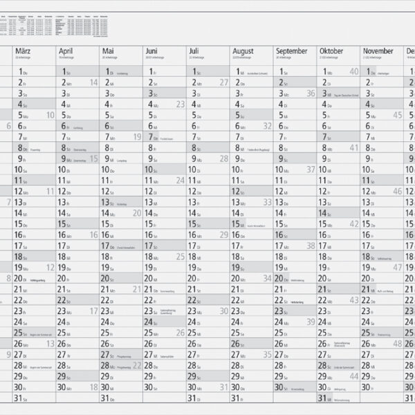 rido idé wandkalender Plakatkalender Young Design PLUS