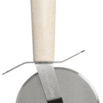 GastroMax Pizzasnijder BIO, 220 mm, roestvrij staal/crème