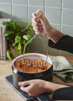 GastroMax Aardappelstamper BIO, 280 mm, roestvrij staal/crème