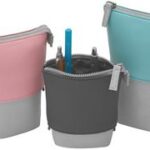 Pennenhouder 'My Butler', kunstleer/polyester, turkoois