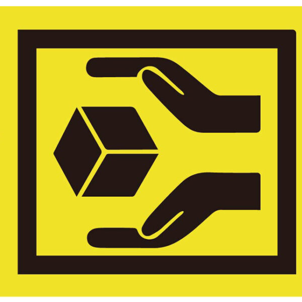 rillprint waarschuwingsetiketten 'FRAGILE / HANDLE WITH CARE