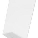 deflecto Tafelstandaard met visitekaarthouder, A4 staand formaat