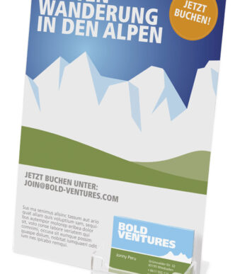 deflecto Tafelstandaard met visitekaarthouder, A4 staand formaat