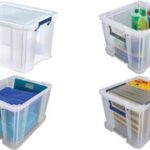 Fellowes ProStore opbergbox, 36 liter, transparant