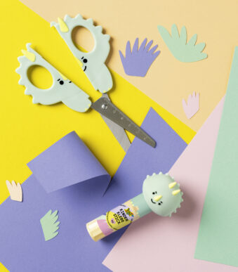 folia kinderschaar DINO, rond, lengte: 160 mm