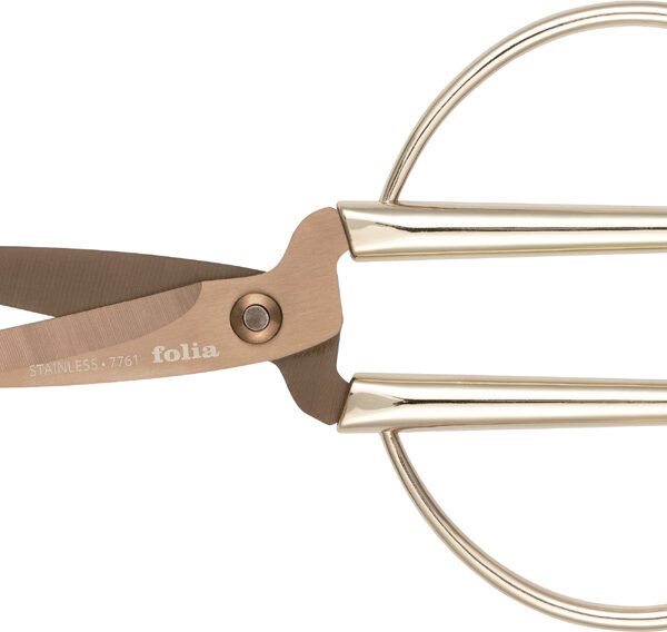 folia Knutselschaar rosegoud, scherpe punt, lengte: ca. 145 mm