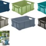 Keeeper Opbergbox Euro-Box L 'Bruno Eco', grasgroen