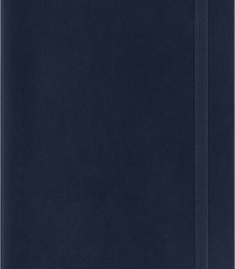 MOLESKINE Agenda 2026, dagindeling, L/A5, zachte kaft, blauw