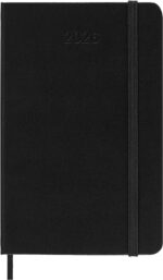 MOLESKINE Zakagenda 2026, dagindeling, pocket, hardcover, zwart
