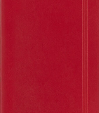 MOLESKINE Agenda 2026, Weekindeling, L/A5, Zachte kaft, lichtrood