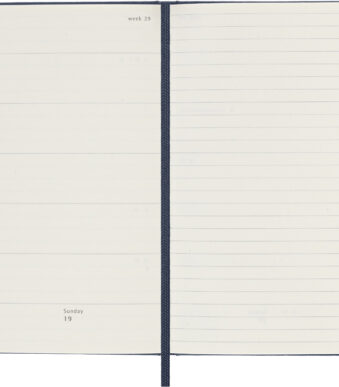 MOLESKINE Agenda 2026, Wekelijks, Pocket/A6, Harde kaft, blauw