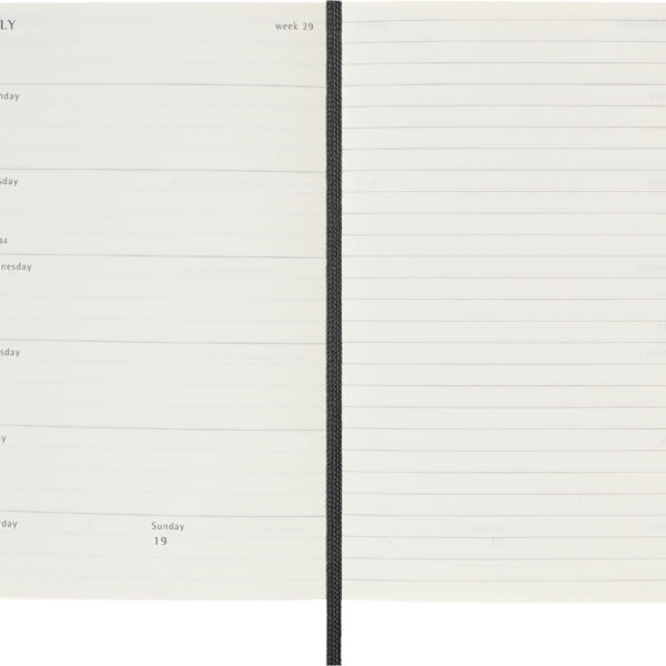 MOLESKINE Zakagenda 2026, Wekelijks, P/A6, zwart