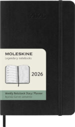 MOLESKINE Zakagenda 2026, Wekelijks, P/A6, zwart