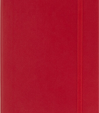 MOLESKINE Agenda 2026, Week overzicht, Pocket A6, lichtrood