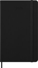 MOLESKINE Weekagenda 2026, L/A5, Hardcover, Zwart