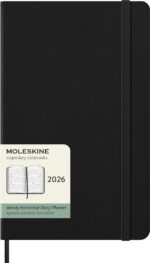 MOLESKINE Weekagenda 2026, L/A5, Hardcover, Zwart