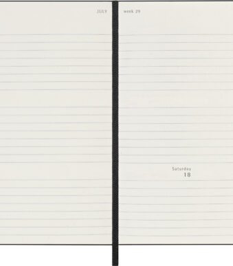 MOLESKINE zakagenda 2026, weekoverzicht, pocket A6 formaat, hardcover, zwart