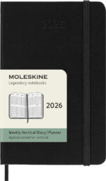MOLESKINE Zakagenda 2026, Wekelijks, P/A6, zwart