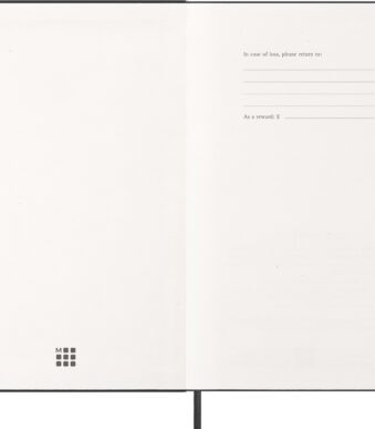 MOLESKINE Weekagenda 2026, L/A5, Harde kaft, zwart
