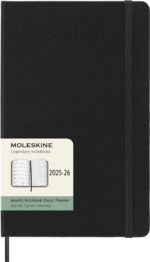 MOLESKINE Agenda 2025/2026, 18 maanden, L/A5, zwart