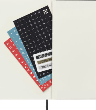 MOLESKINE Agenda 2025/2026, 18 maanden, L/A5, zwart