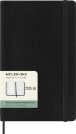 MOLESKINE Agenda 2025/2026, 18 maanden, L/A5, zwart