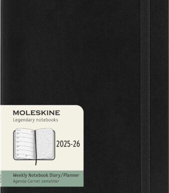 MOLESKINE Agenda 2025/2026, 18 maanden, L/A5, zwart