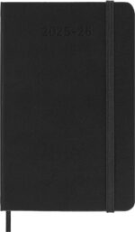MOLESKINE Zakagenda 2025/2026, 18 maanden, pocket/A6, zwart