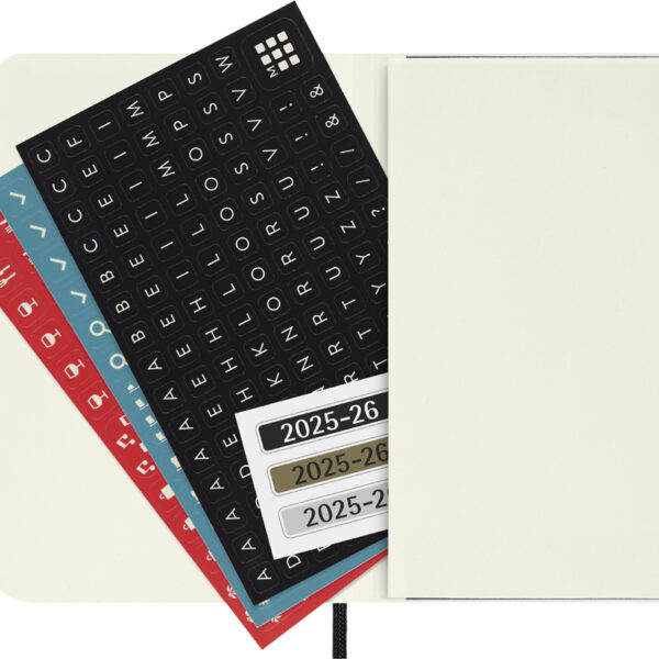 MOLESKINE Zakagenda 2025/2026, 18 maanden, pocket/A6, zwart