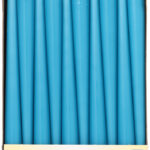 STARPAK Kandelaarkaarsen, 22 mm, turquoise, 50 stuks