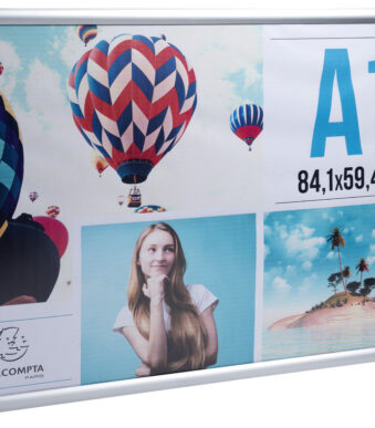 EXACOMPTA Posterlijst A1 zilverkleurig