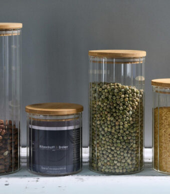 Ritzenhoff & Breker Voorraadpot LINEA, rond, 0,6 liter
