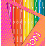 Maped driekantige neon kleurpotloden, etui 12 stuks